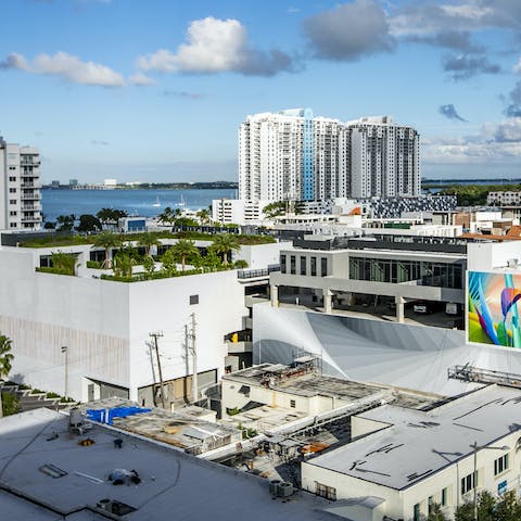 Walk less than a minute from home into Miami Beach's City Center, for shopping and dining