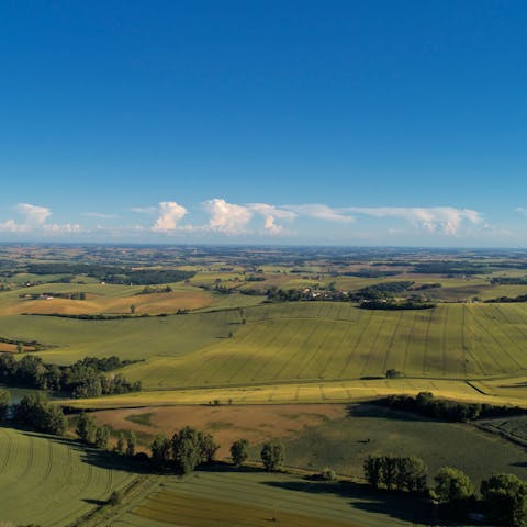 Explore the beautiful countryside of Gascony