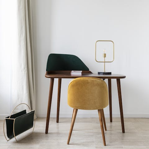 Get down to some work at the home study