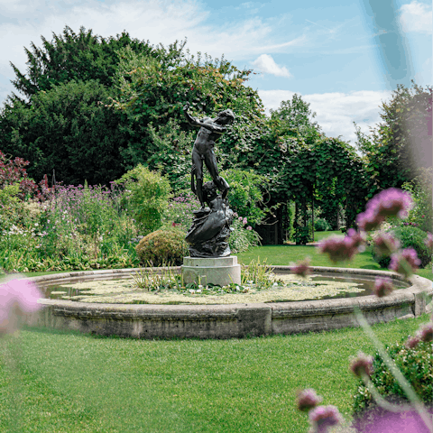 Explore the vast green expanses of the nearby Regent's Park