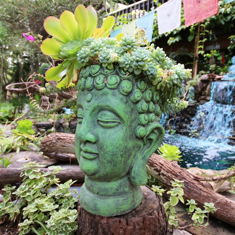 Find your zen in the garden by the Koi pond