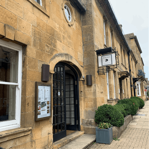 Visit Chipping Campden, only 3 miles away, filled with boutique shops and stunning eateries