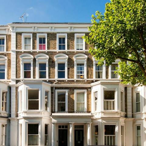 Admire the classic London architecture of your street