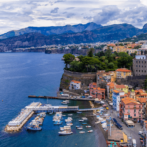 Make the 7km drive over to the coastal town of Sorrento and wander the sea shore