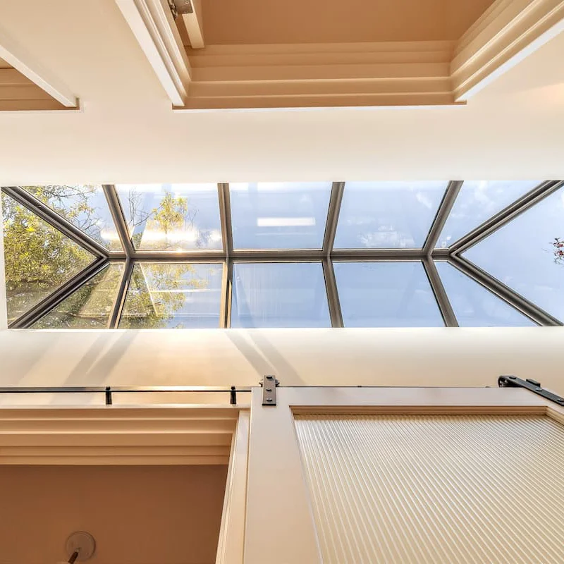 Take in the home's striking architect design