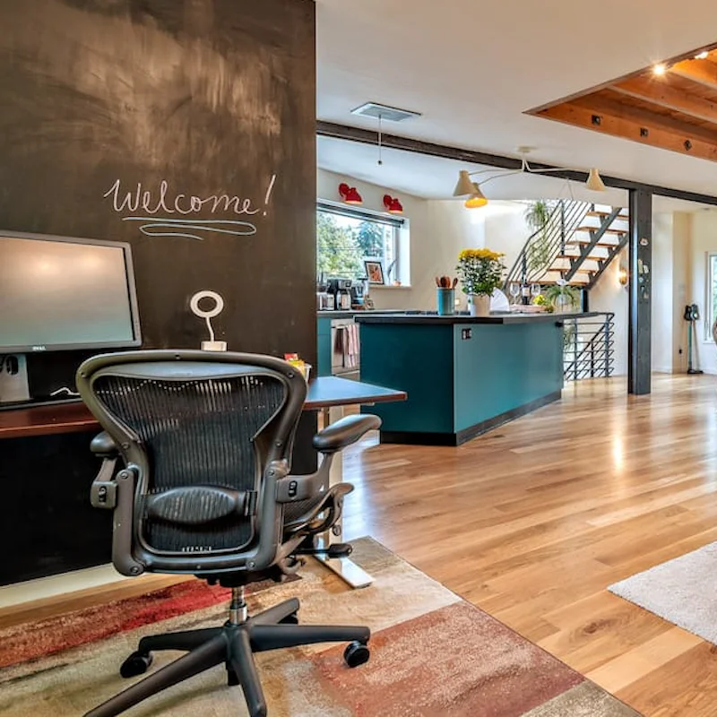 Host client catch-ups and work meetings at the office space