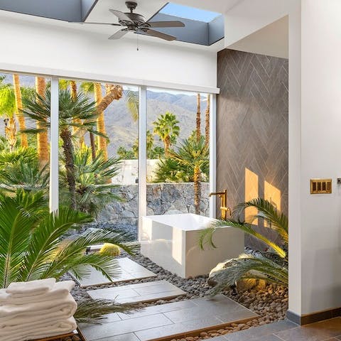 Treat yourself to a pamper session in your spa-like bathroom