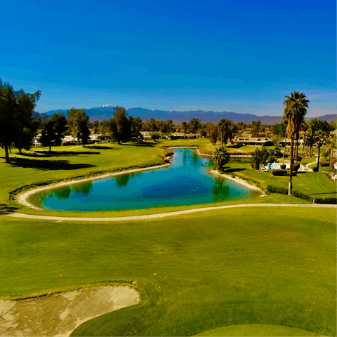 Spend the day on the golf course, your nearest is just a seven-minute drive