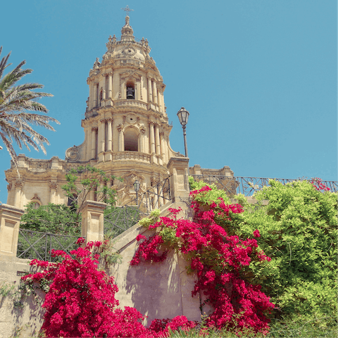 Drive down to the beautiful and history city of Ragusa