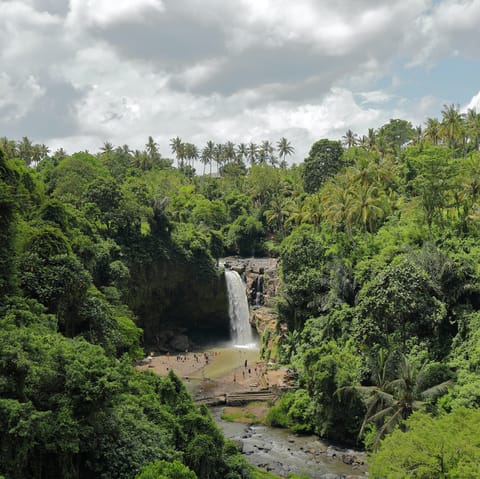 Visit some of the area's waterfalls, such as Tegenungan