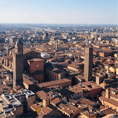 Enjoy staying in the heart of Bologna with all its beautiful sights within easy access 