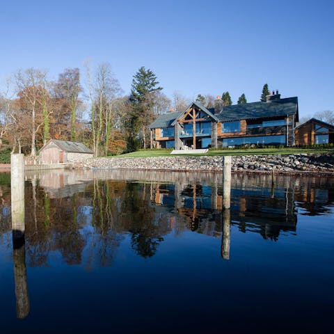 Take a boat out from the jetty and explore Lake Windermere