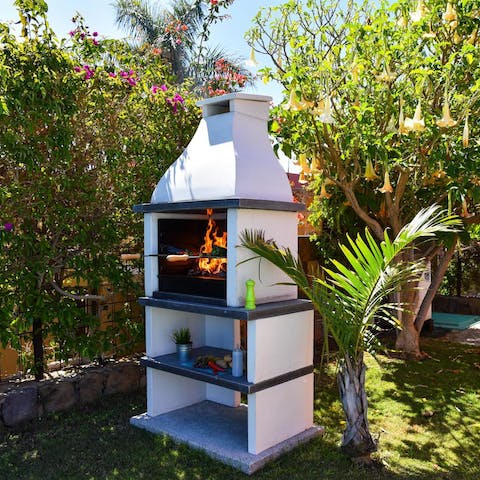 Show off your chef skills on the open grill