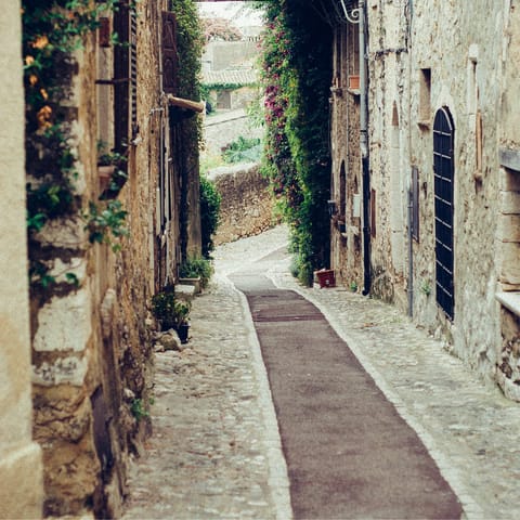 Drive to Fiano in minutes and spend the day strolling around the village