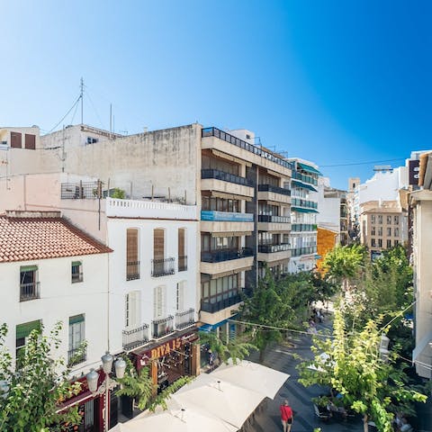 Stay in Benidorm's old town, steps from shops and restaurants