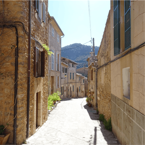 Explore the authentic Mallorcan village of Santanyí