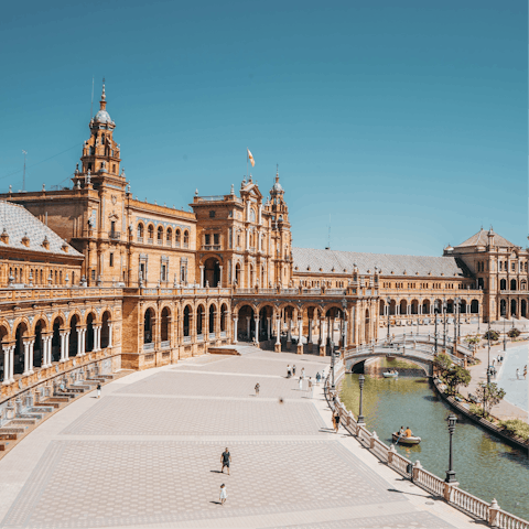 Stay in central Seville, just a short stroll away from the Royal Alcázar