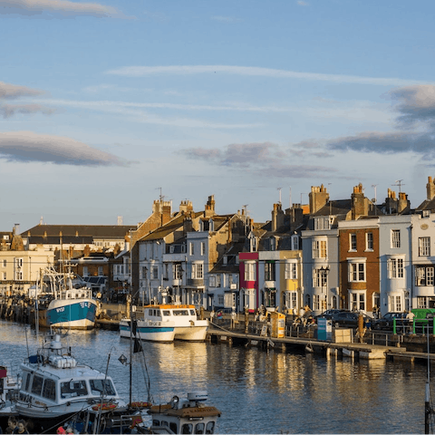 Hop in the car for a day trip to the seaside town of Weymouth