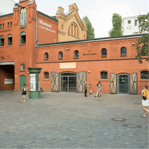 Head over to Kulturbrauerei, the former brewery turned cultural hub, in fifteen minutes on foot