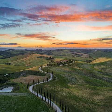 Explore the delights of the Chianti hills around you