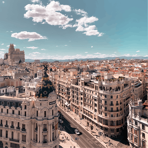 Explore Madrid from a central location in Huertas 