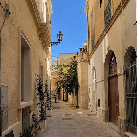 Stay in the Lecce province, where the region's capital boasts a rich history