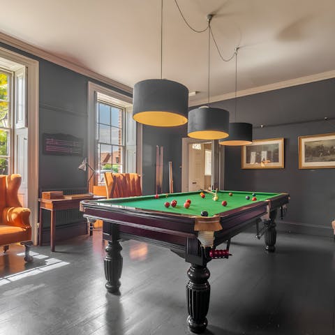 Get competitive in the games room at the end of a relaxed day on the beach