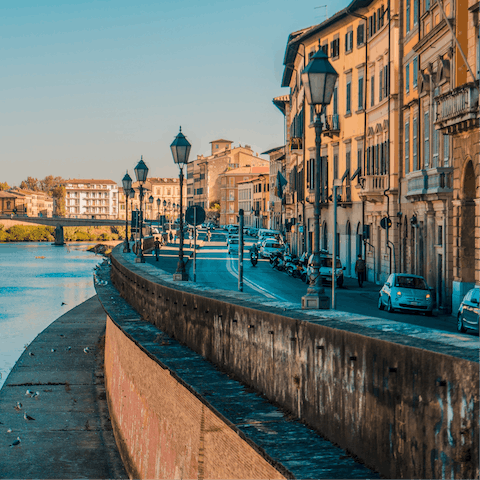 Visit the historic city of Pisa – less than an hours drive away