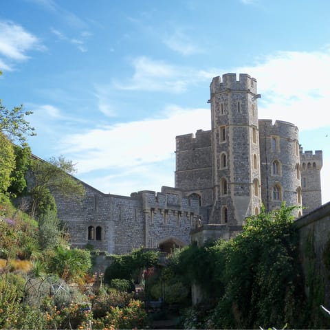 Take a trip up to Windsor and visit its historic castle