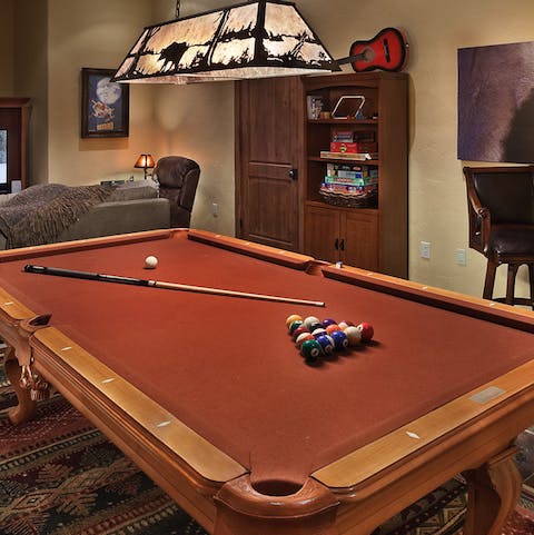 Two games room offer plenty of fun