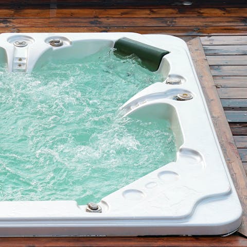 Find your happy place in the jacuzzi – don't forget the gym and sauna 