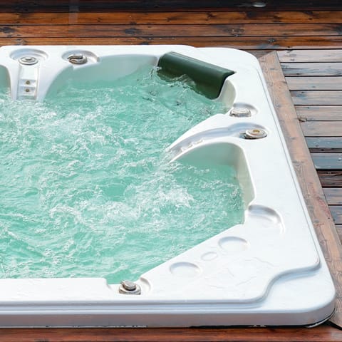 Find your happy place in the jacuzzi – don't forget the gym and sauna