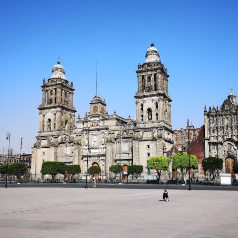 Explore Mexico City's historic centre and your Roma Norte neighbourhood