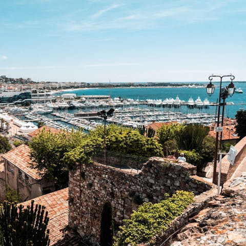 Stay within walking distance from the bars, shops and restaurants of Cannes