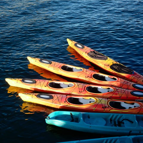 Join in with the fun and go kayaking – Dale is a magnet for watersports