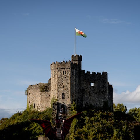Visit Cardiff Castle to soak up the city's history