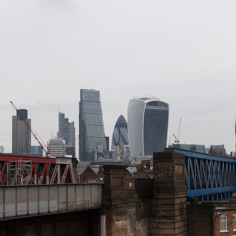 Take in the London skyline views