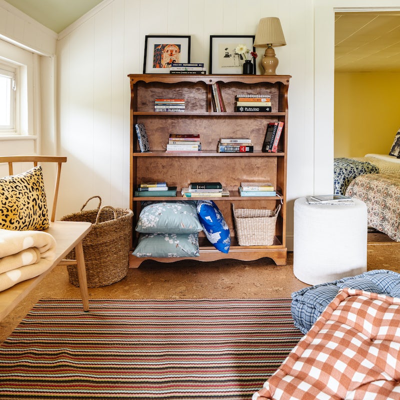 Enjoy the peace and quiet of the upstairs reading nook