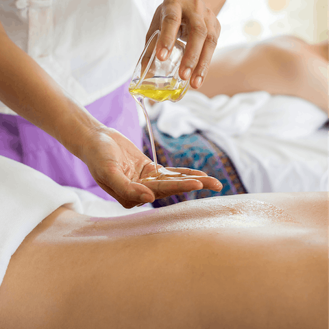 Pop down to the resort's spa and treat yourself to a massage