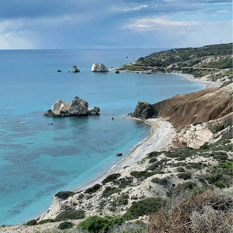 Take a drive to the historic city of Paphos for a sun-drenched day trip