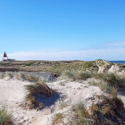 Stroll down to the sandy shores of Løkken Strand (an eighteen-minute walk)