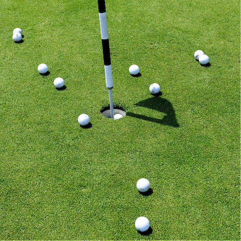 Play some golf at one of the popular nearby courses