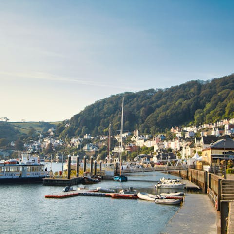 Seek out South Devon's quaint fishing villages including Dartmouth, an hour away
