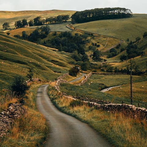 Explore the beauty of the Yorkshire Dales a fifteen-minute drive away