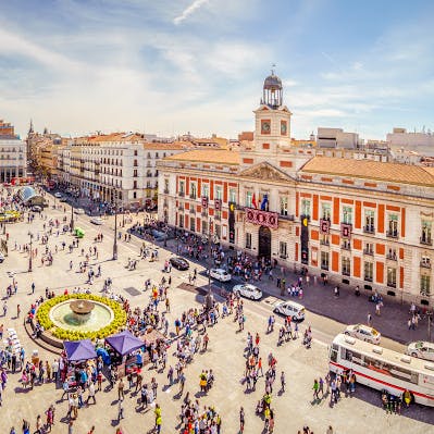 Take a stroll to the Plaza Mayor – it's just three minutes away