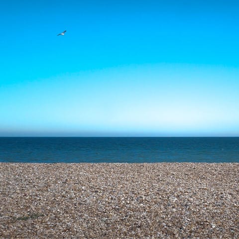 Step out your front door and pad down to the beach