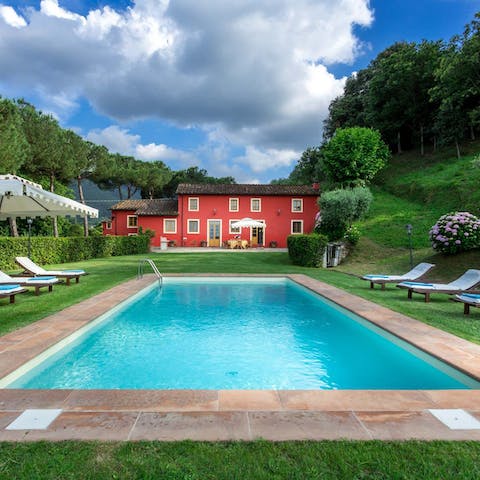 Lounge by the pool or cool off with a refreshing swim