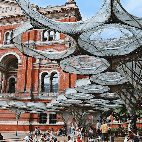 Walk down the road to the V&A to visit the latest exhibits