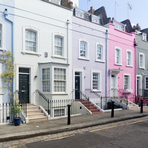 Stay on one of West London's prettiest streets, one-minute from King's Road