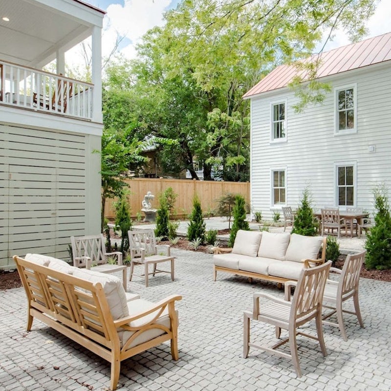 Chill in the courtyard seating